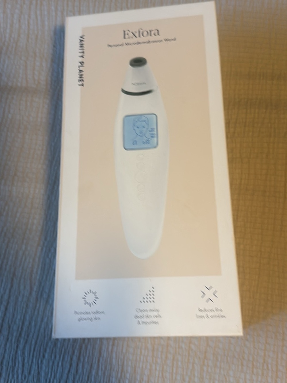 White Personal Microdermabrasion Wand -